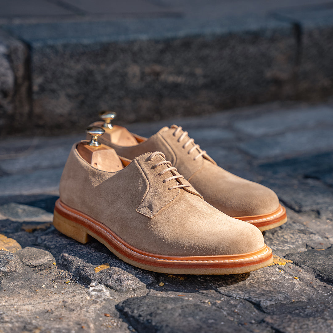Brawler in Sand Suede – Summertime dress shoe Lennertson