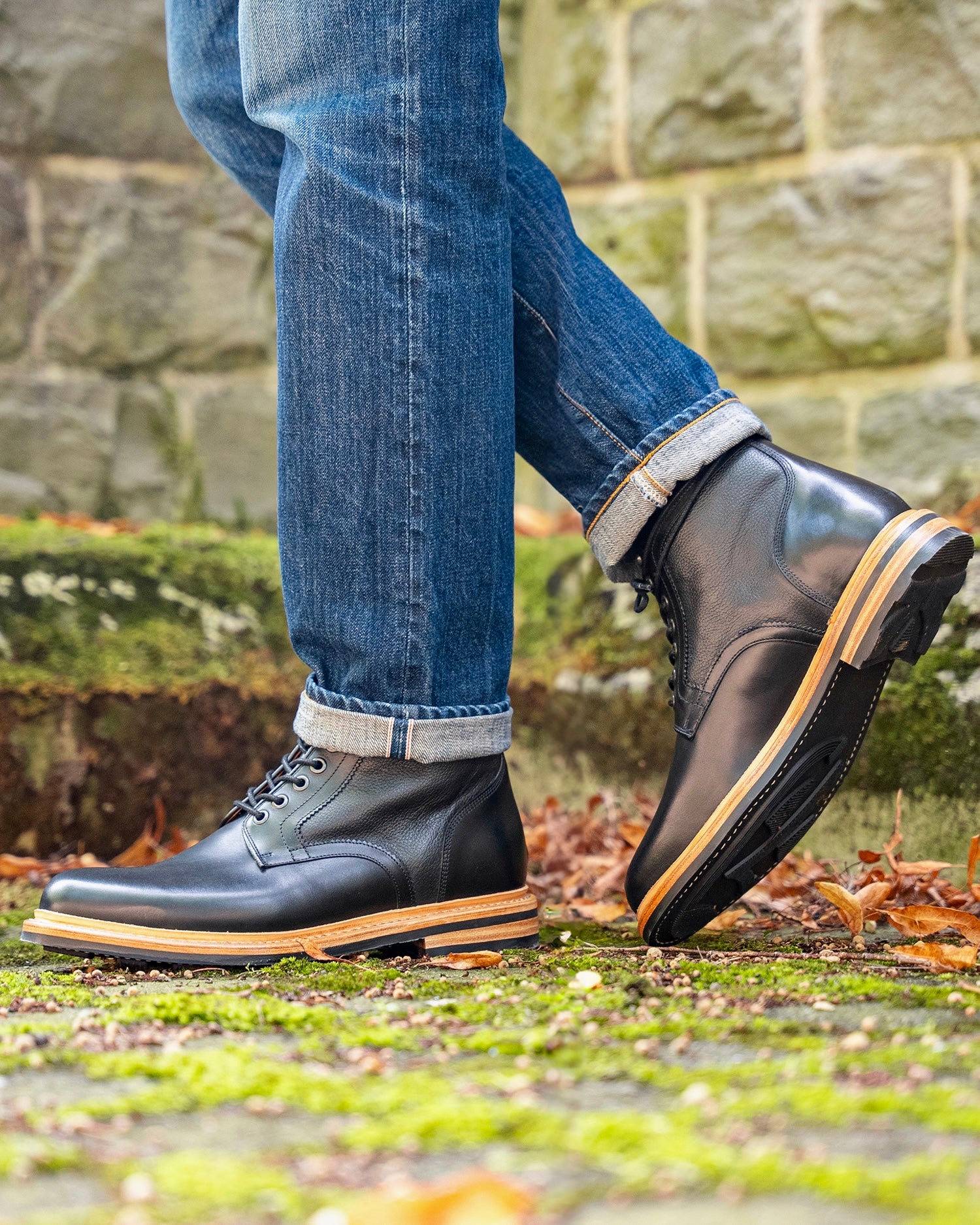 Lennertson Chieftain Boot in Black Rugged Refined Style