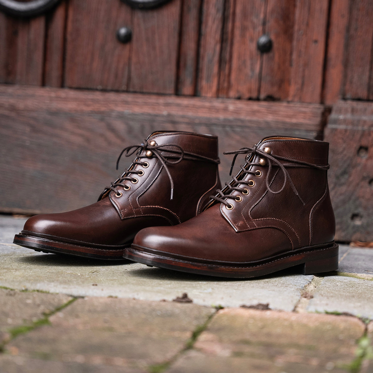 The Chieftain in Oiled Walnut Handmade Goodyear Welted Boots