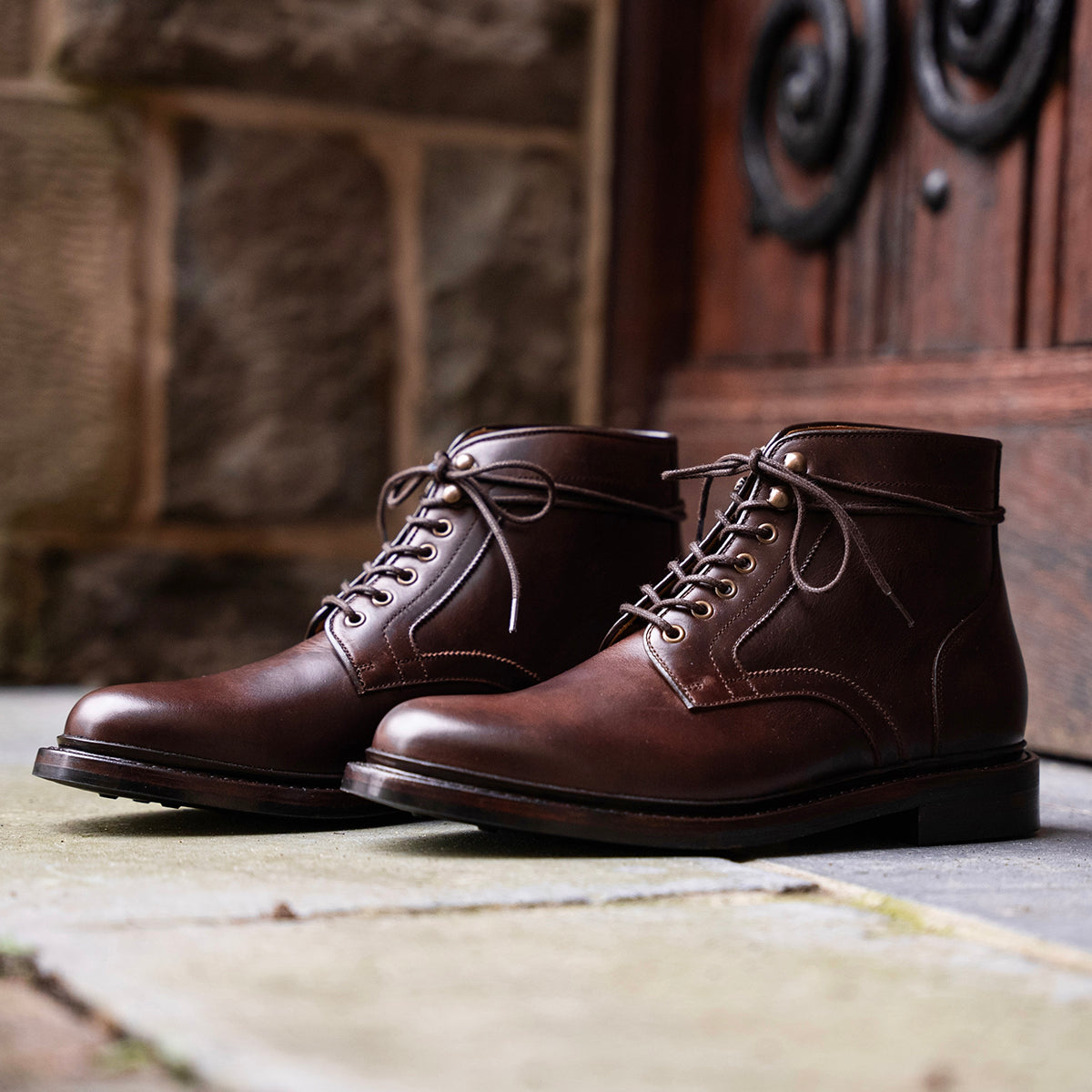 goodyear welted dress shoes The Chieftain in Oiled Walnut