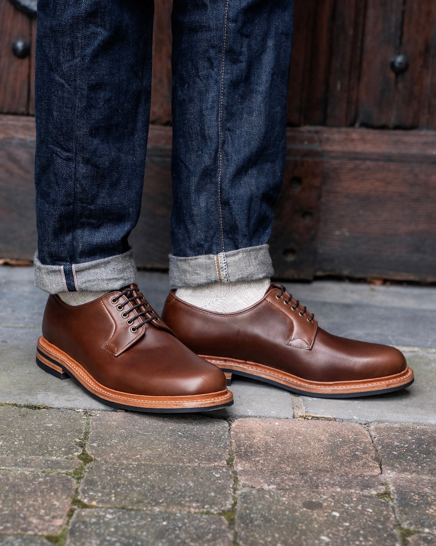 Derby Shoe – Second Choice (B-Grade) – Brown – Lennertson Shoes