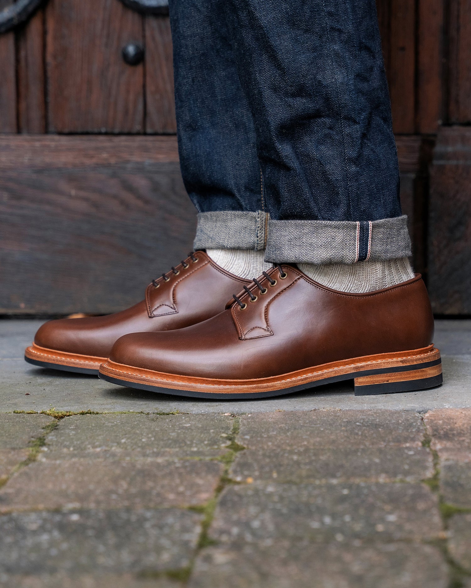 Derby Shoe – Second Choice (B-Grade) – Brown – Lennertson Shoes