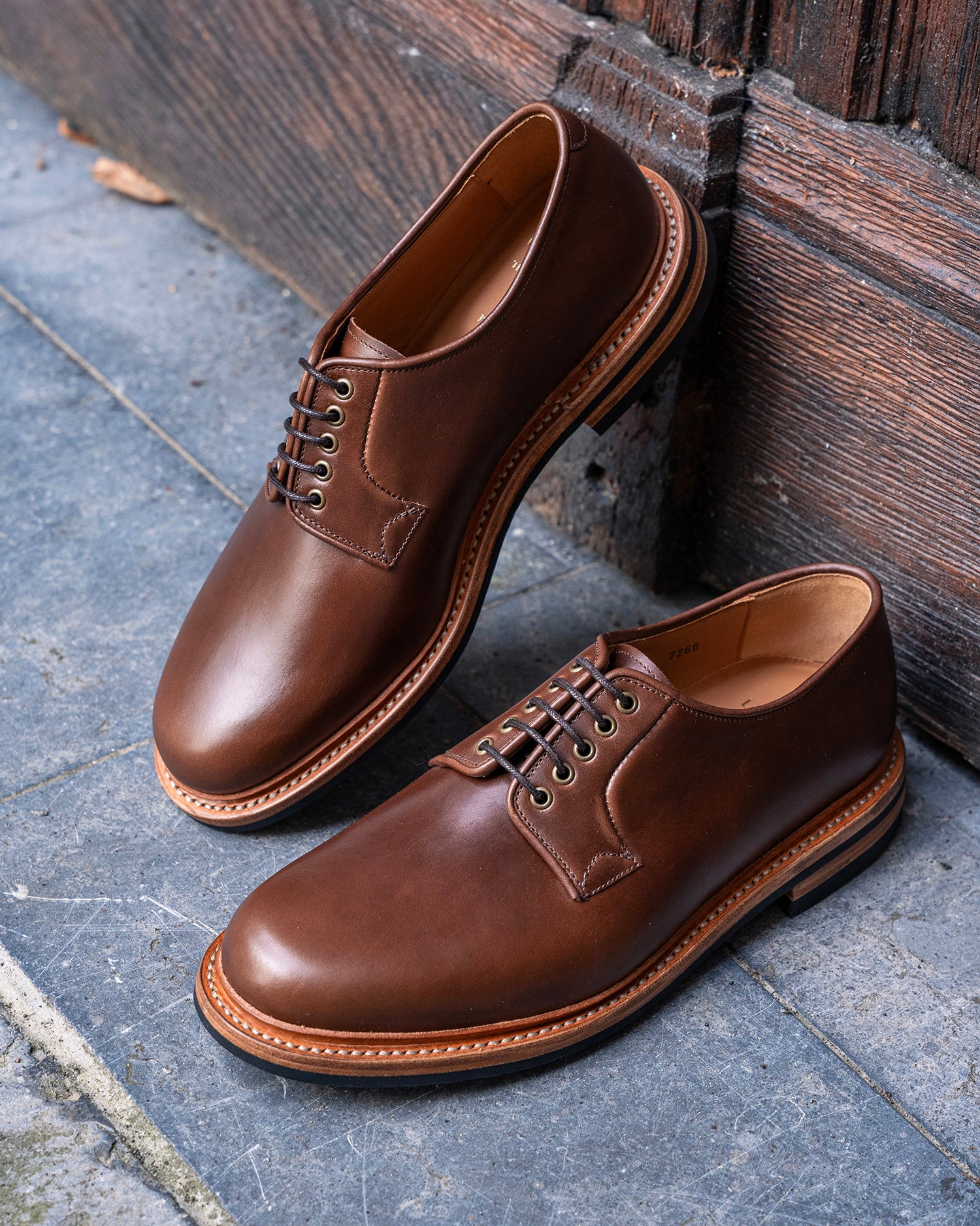 Derby Shoe – Second Choice (B-Grade) – Brown – Lennertson Shoes